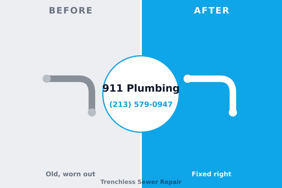 Before and after: plumbing repair Sudan, TX